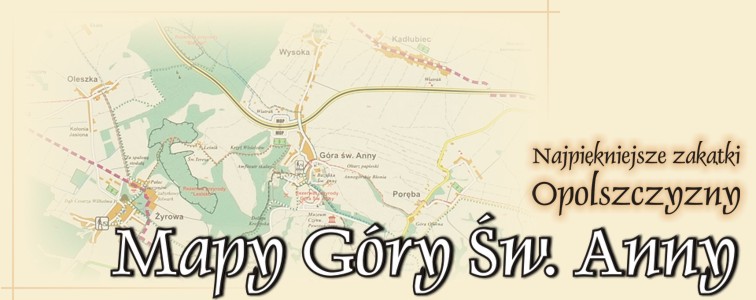 gora sw. anny - mapy