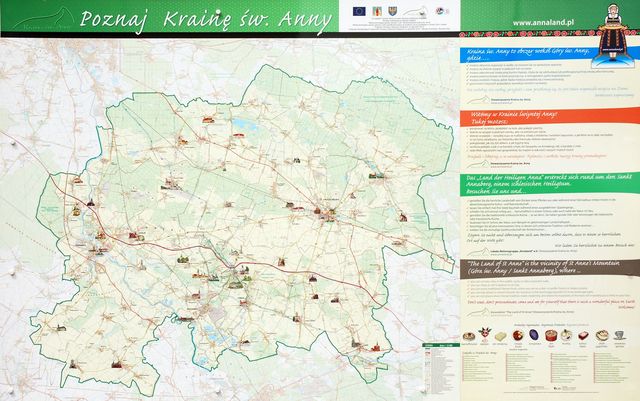 mapa - Kraina Gory Sw. Anny