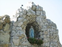 Grota Lurdzka gora sw. anny - grota lurdzka