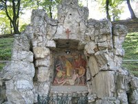 Grota Lurdzka gora sw. anny - grota lurdzka