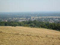 Widok z Góry Św. Anny na Leśnicę widok z gory sw. anny