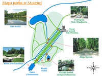 mapa parku w mosznej