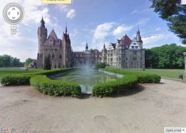 Zamek Moszna - Google Street View Zamek Moszna - Google Street View