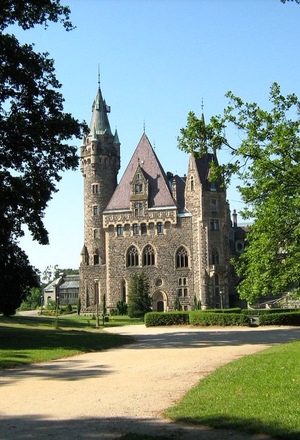 zamek moszna